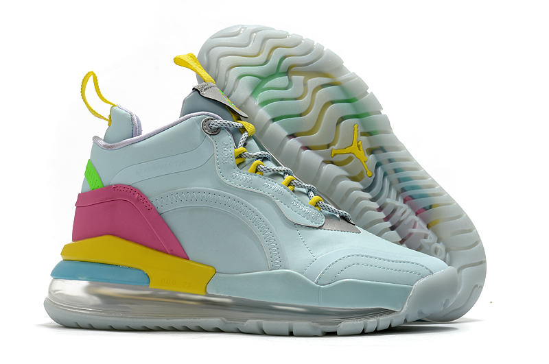 Air Jordan Mars 720 Light Green Yellow Pink Shoes - Click Image to Close